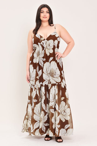 Desert Bloom Woven Maxi Dress view 8 - Desert Flower Dress