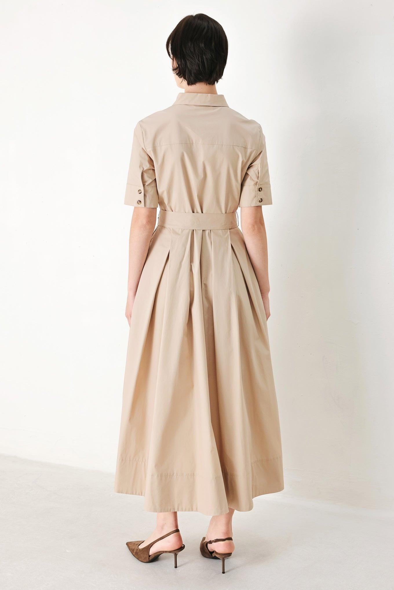 Desert Icon Woven Midi Shirt Dress view 7