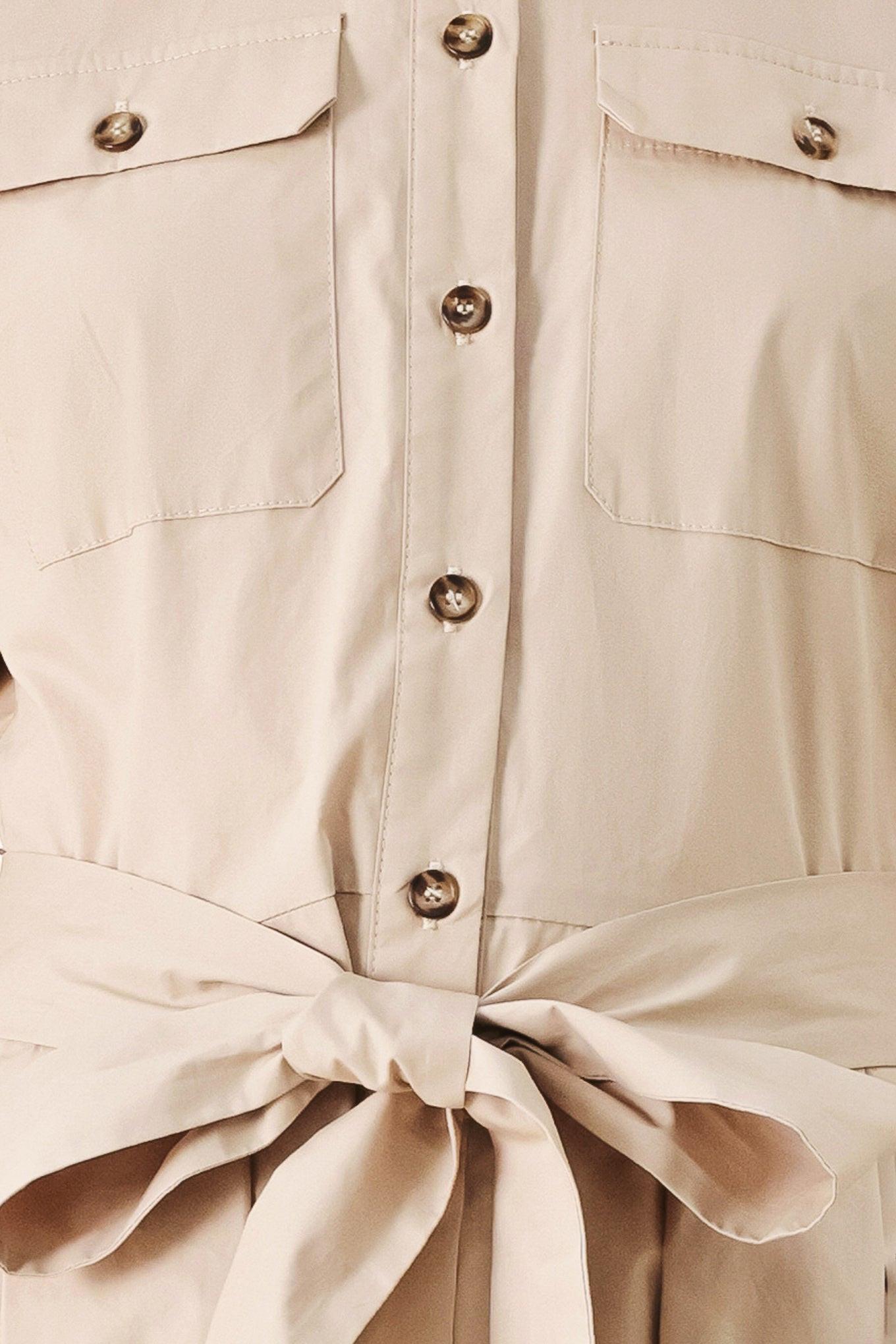 Desert Icon Woven Midi Shirt Dress view 8