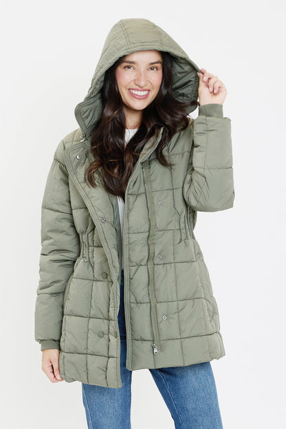 Detailed Snap Puffer Jacket view 24 - Full Snap Jacket (layer)