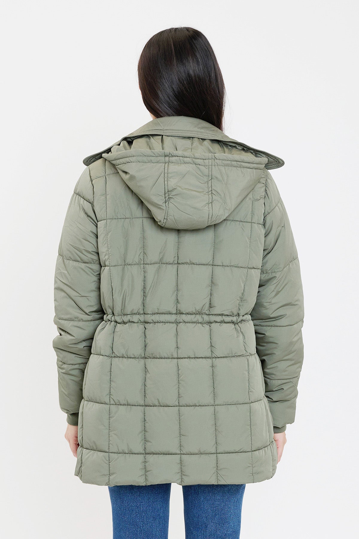 Detailed Snap Puffer Jacket view 25 - Full Snap Jacket (layer)