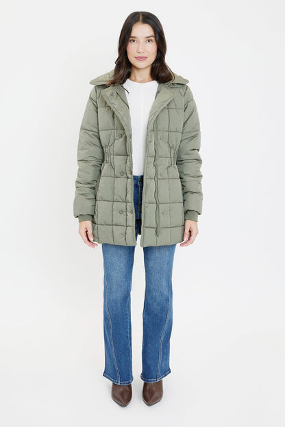 Detailed Snap Puffer Jacket view 29 - Full Snap Jacket (layer)
