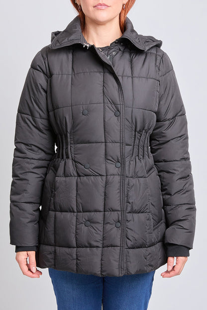 Detailed Snap Puffer Jacket view 30 - Full Snap Jacket (layer)