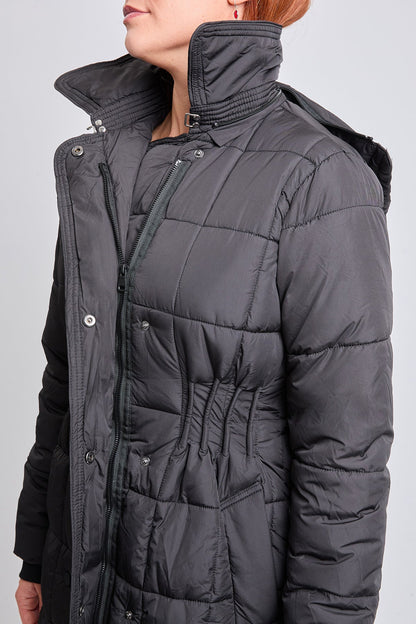 Detailed Snap Puffer Jacket view 33 - Full Snap Jacket (layer)