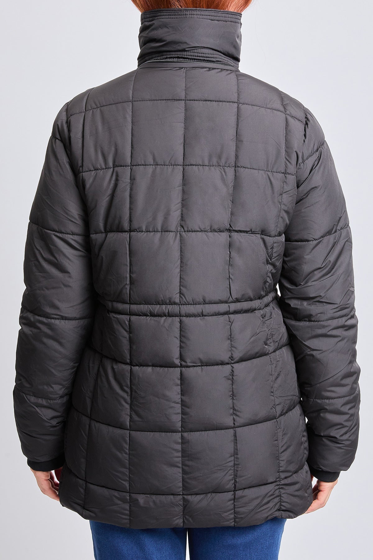 Detailed Snap Puffer Jacket view 34 - Full Snap Jacket (layer)