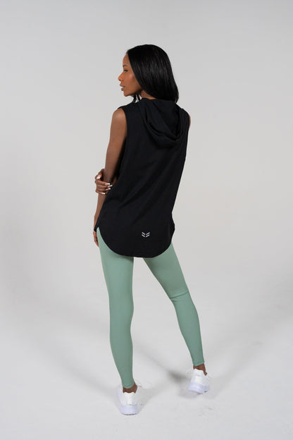 Determined Hooded Sleeveless in Ice Blue view 8 (piece)
