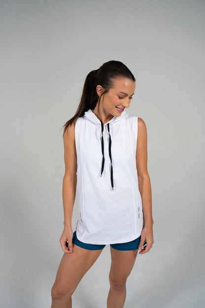 Determined Hooded Sleeveless in Ice Blue view 9 (piece)