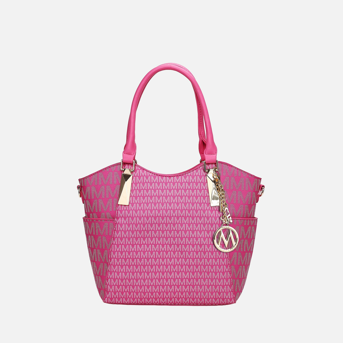Devorah Signature Shoulder Bag in Fuchsia view 12