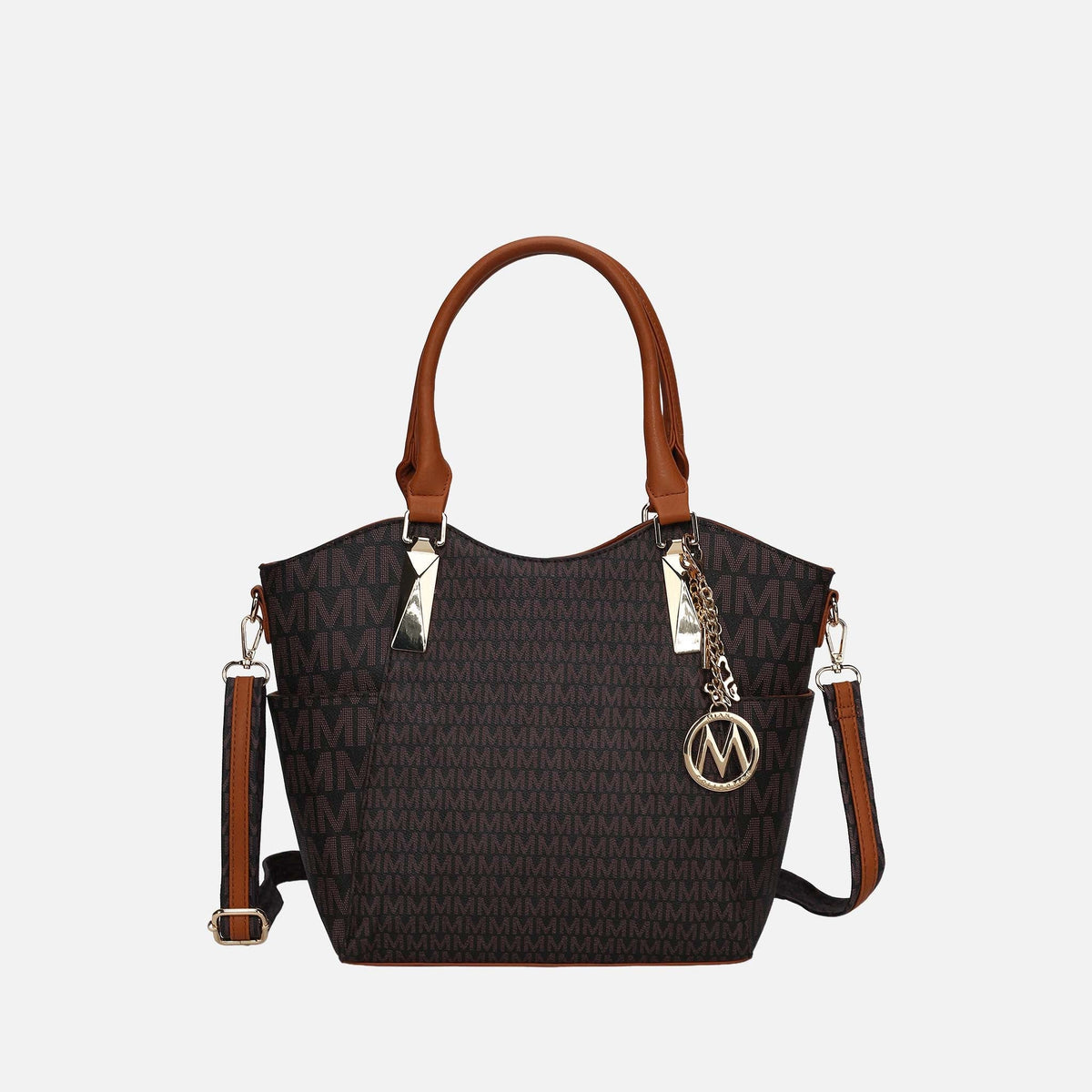 Devorah Signature Shoulder Bag in Tan view 8