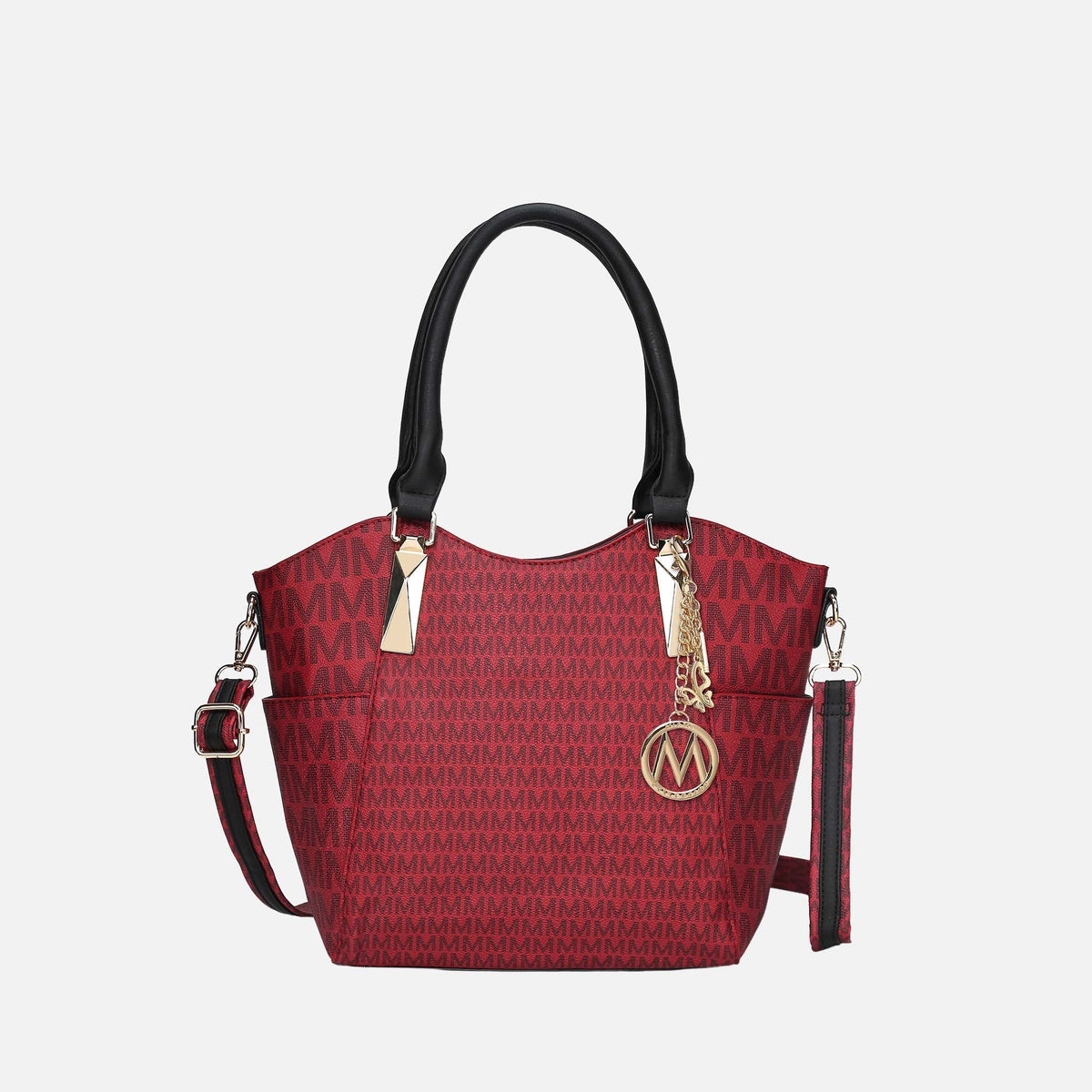 Devorah Signature Shoulder Bag in White view 9