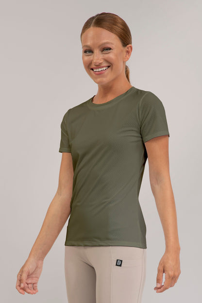 Diamond Tech Tee in Gray view 3 - Black Diamond Tech Tee (top)