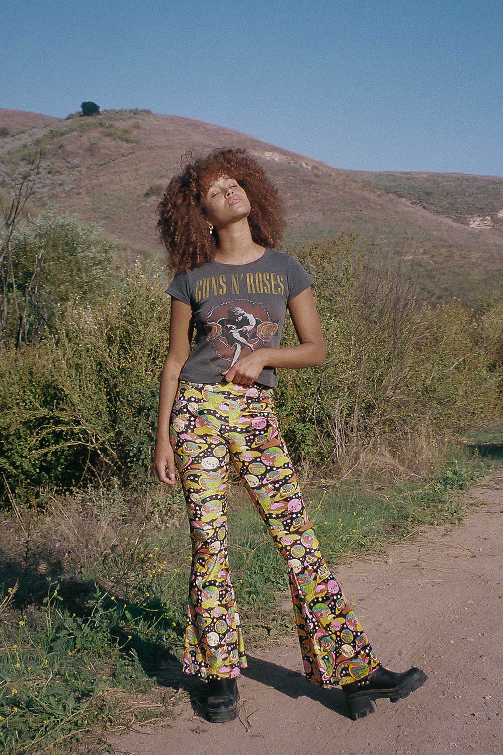 Disco Funk Bell Pant in S view 4 - Funky Disco Pants (bottom)