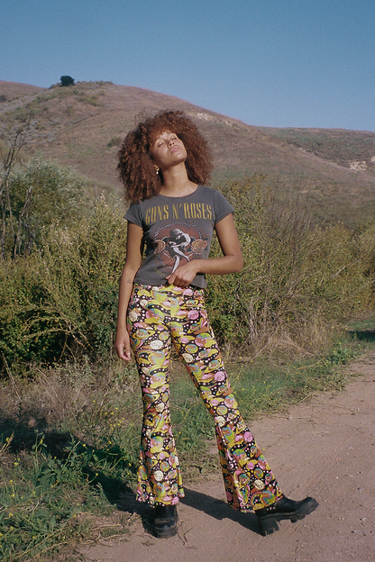 Disco Funk Bell Pant in S view 4 - Funky Disco Pants (bottom)