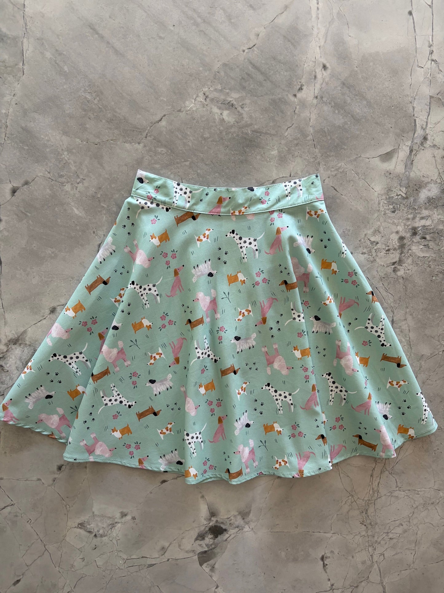 Dogs Skater Skirt in M view 3 - Dogs Skating