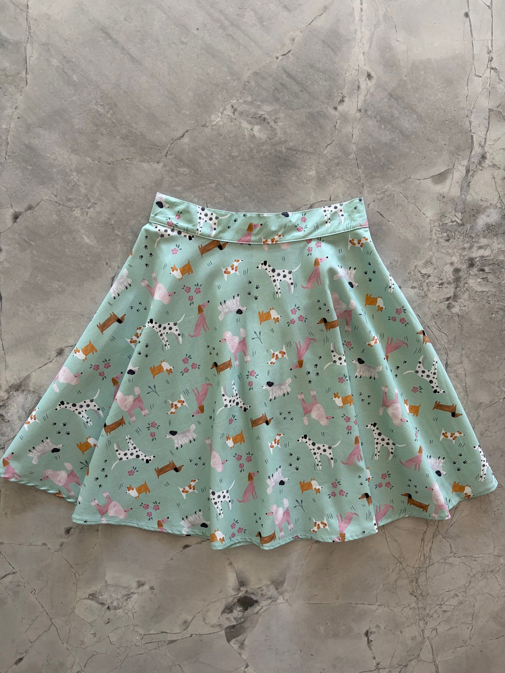 Dogs Skater Skirt M view 3 (skirt) - dogs skating, dog skater costume, skater dogs - shop at us.meeeshop