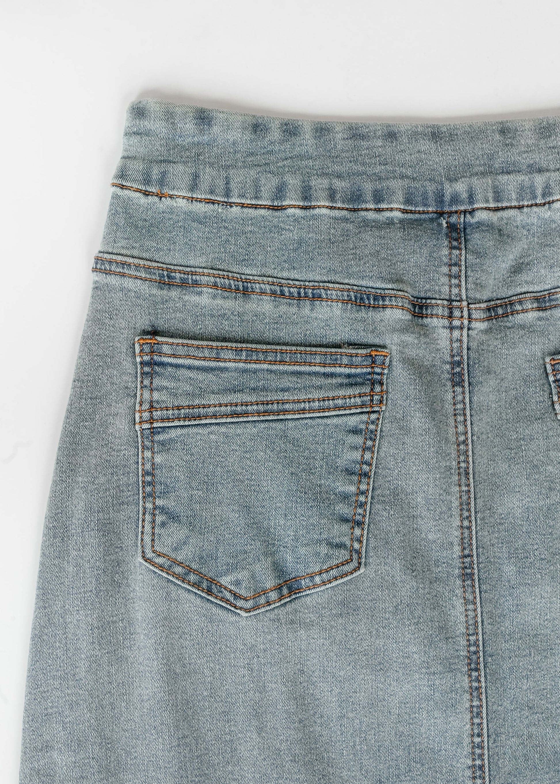 Donna Classic Wash Maxi Denim Skirt view 15 (dress)