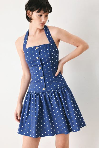 Dots & Dreams Woven Mini Dress view 4