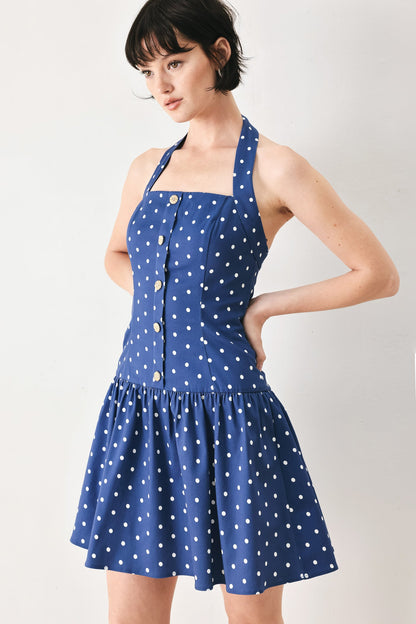 Dots & Dreams Woven Mini Dress view 6
