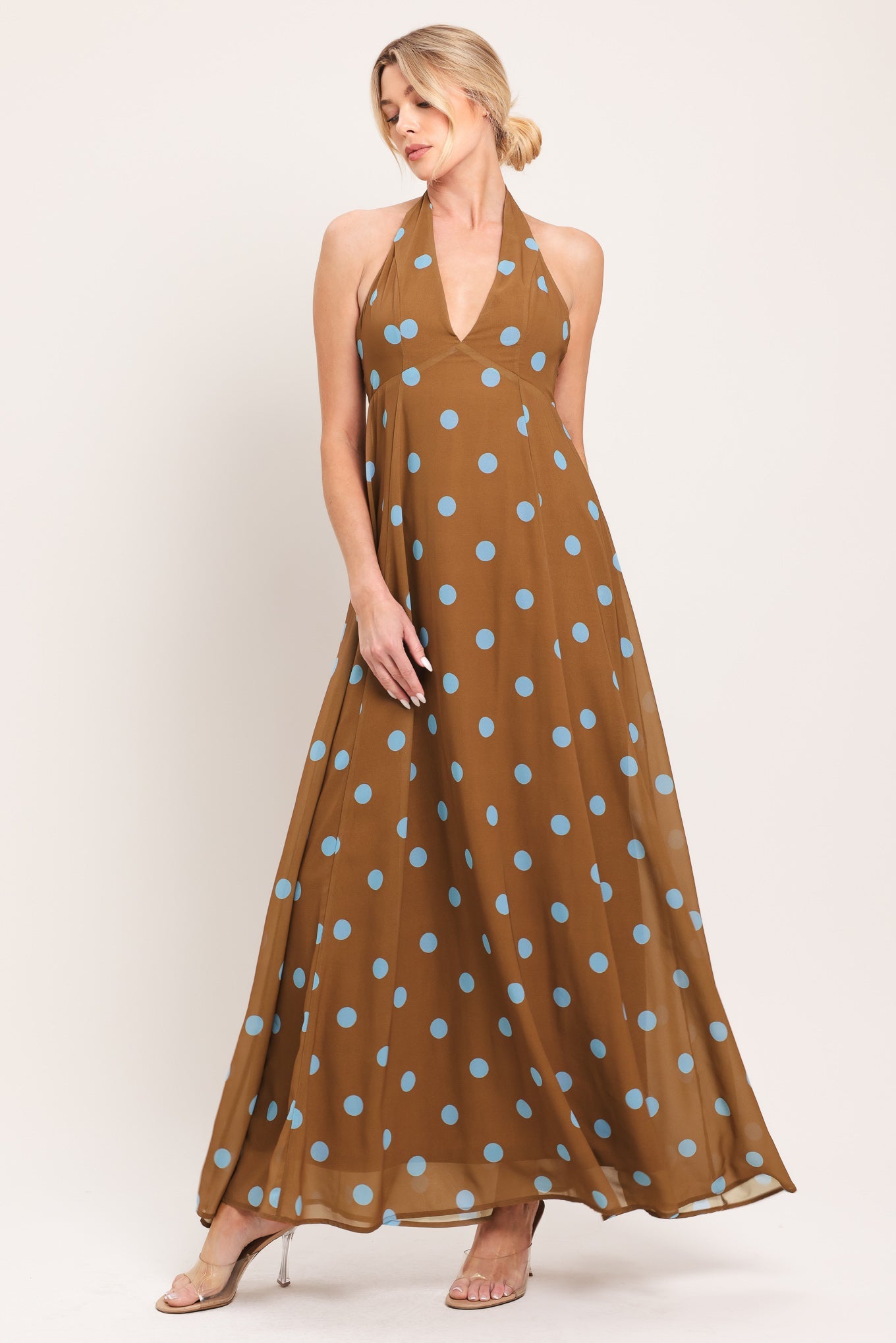 Dotty Love Woven Midi Dress view 6 - Love Dot Dress
