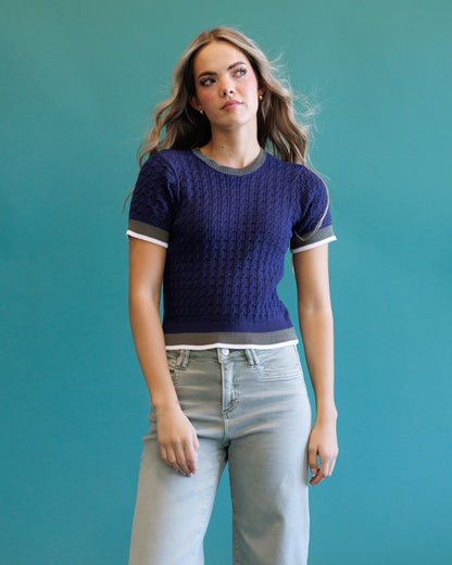 Downeast Academy Cable Crew - MeeeShop Women's Fashion