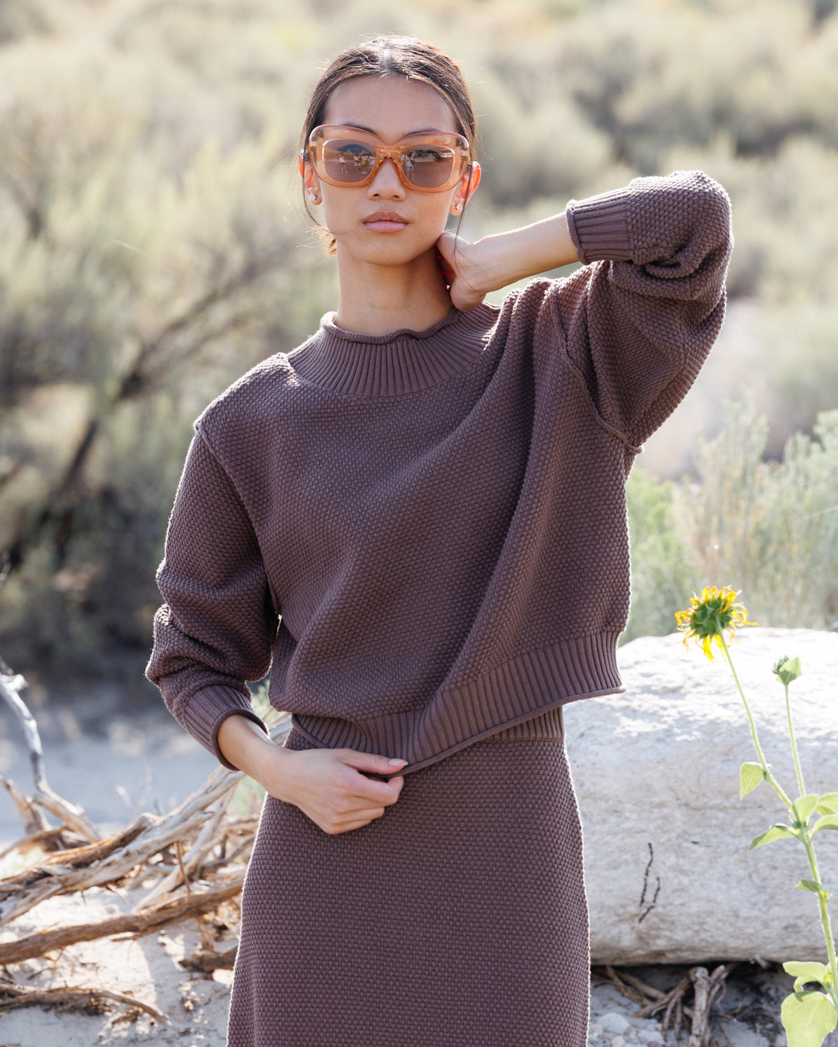 Downeast Carpe Diem Sweater in XS - Carpe Diem Sweater Pattern (top)