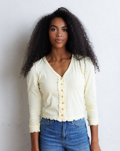 Downeast Carry on Cardi Top in S view 3 - Carry Cardigan