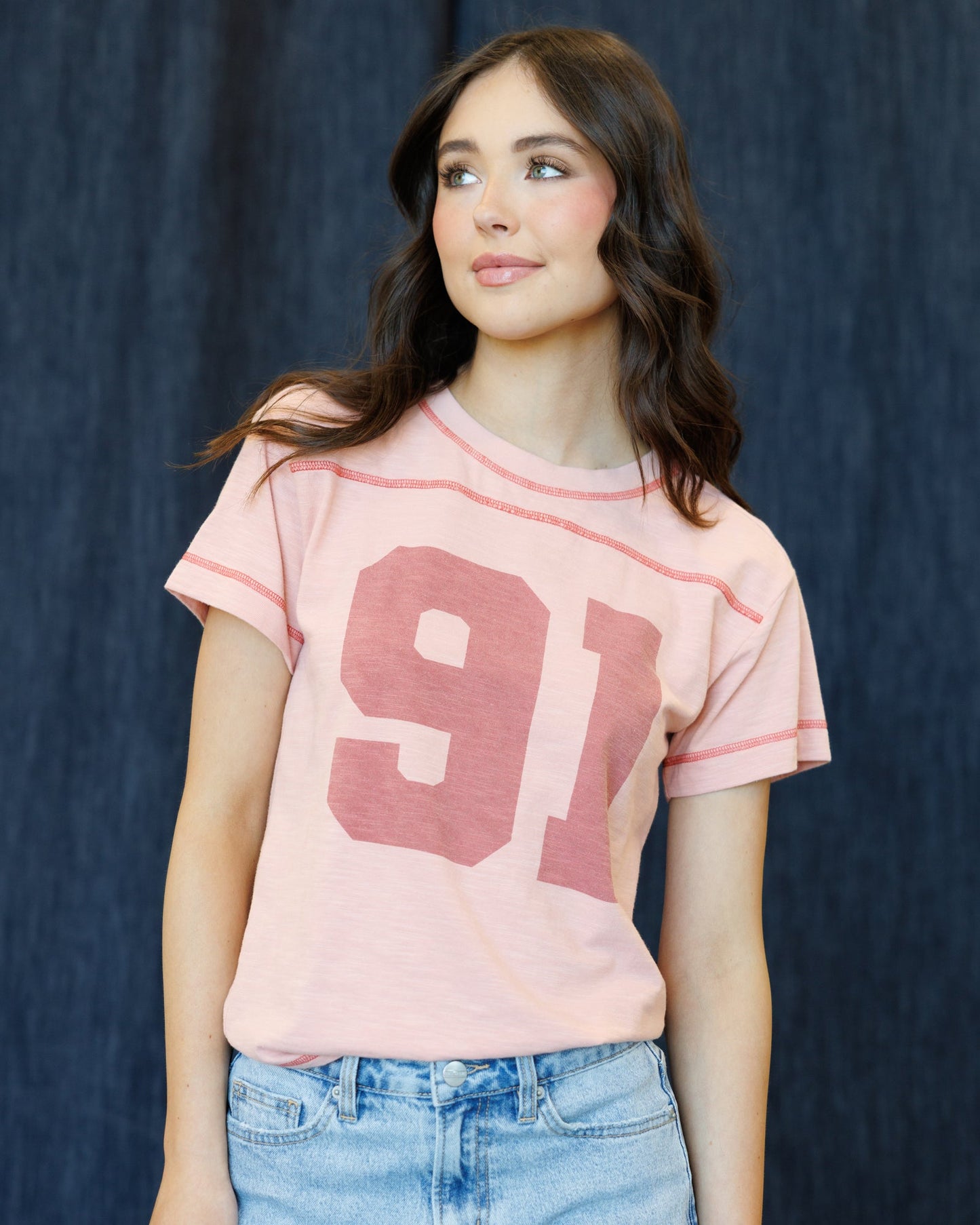 Downeast Cheer Section Tee in L view 8 (top)