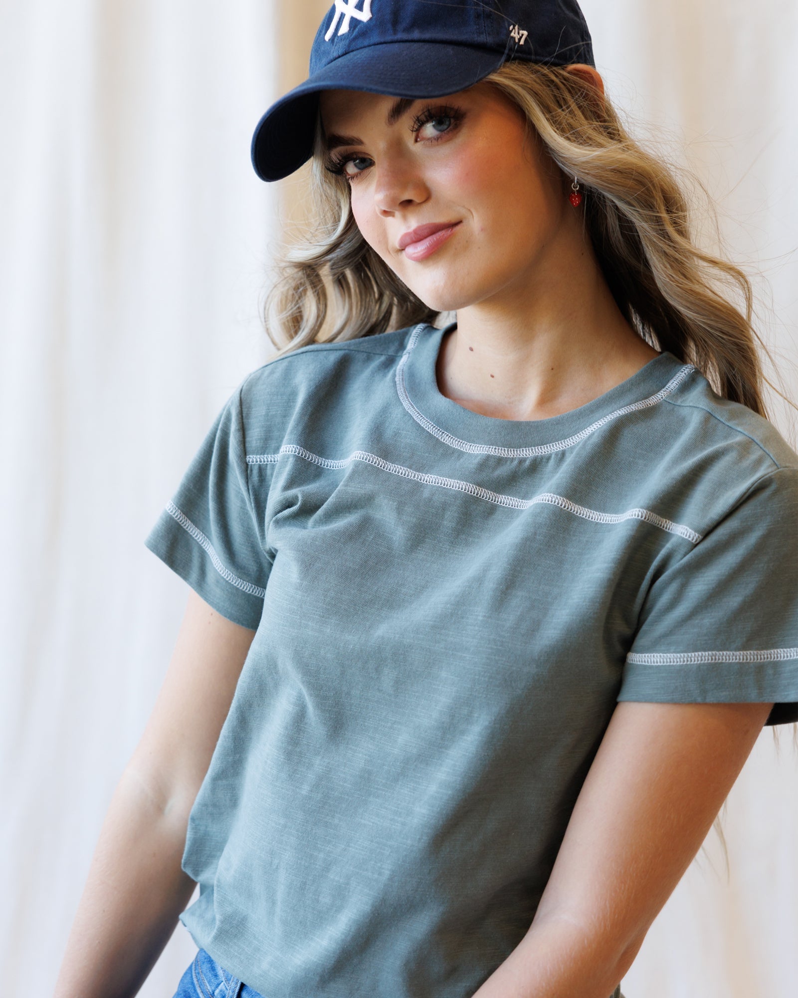 Downeast Cheer Section Tee in M view 6 (top)