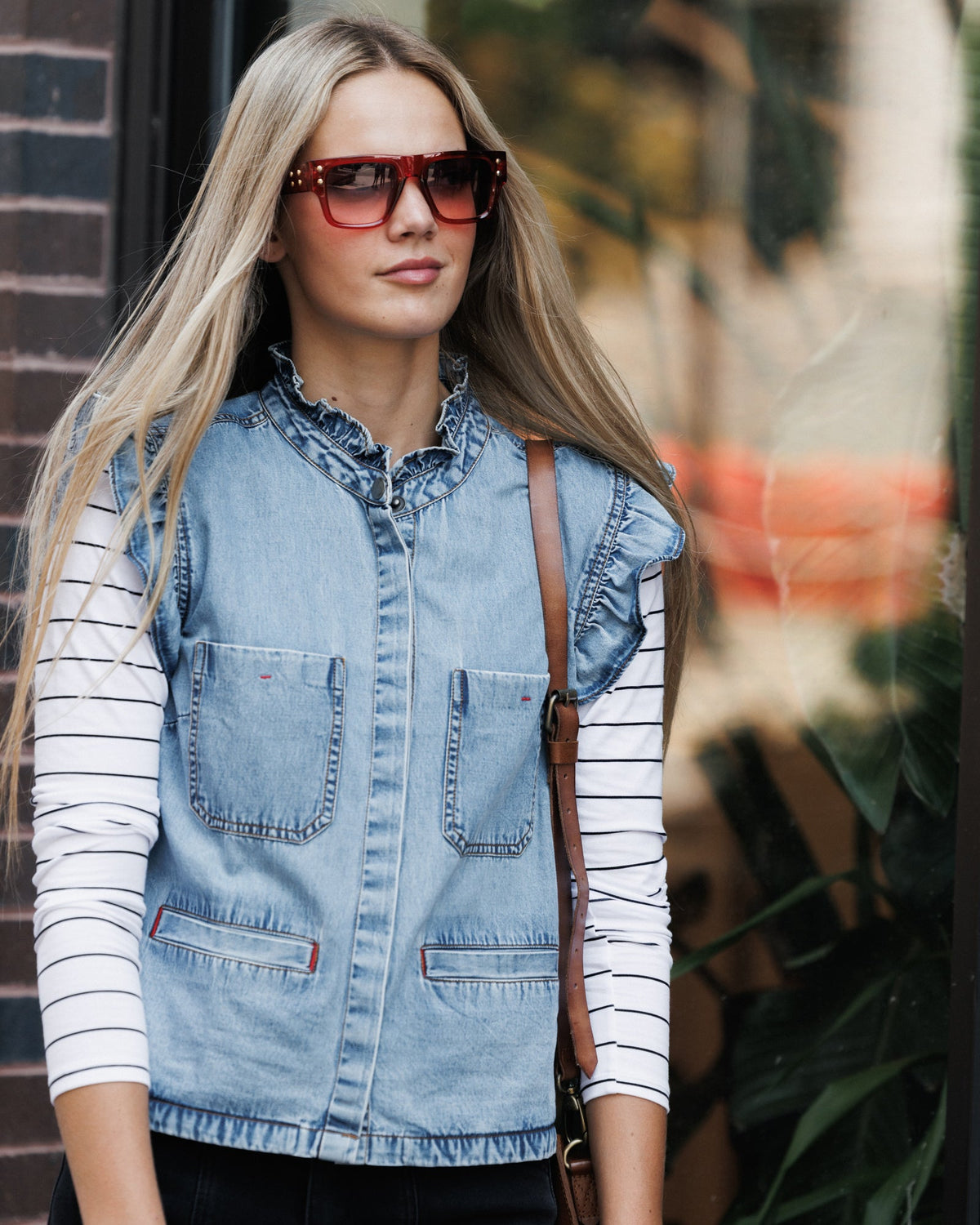 Downeast Day to Day Denim Vest in XS (bottom)
