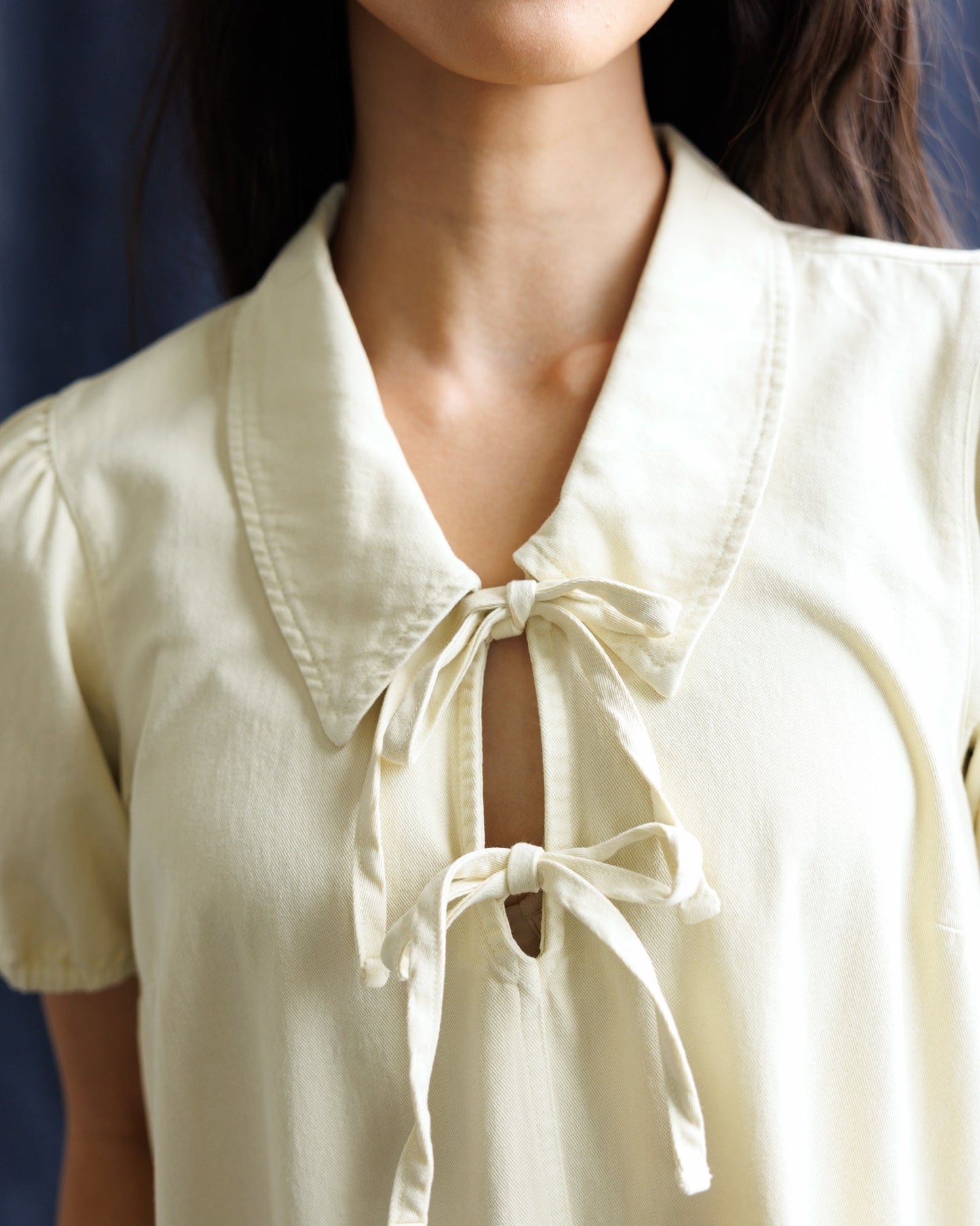 Downeast Demure Denim Dress view 7 - Downeast Denim Dress