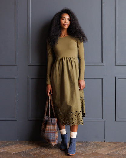 Downeast Embroidered Hybrid Dress view 7