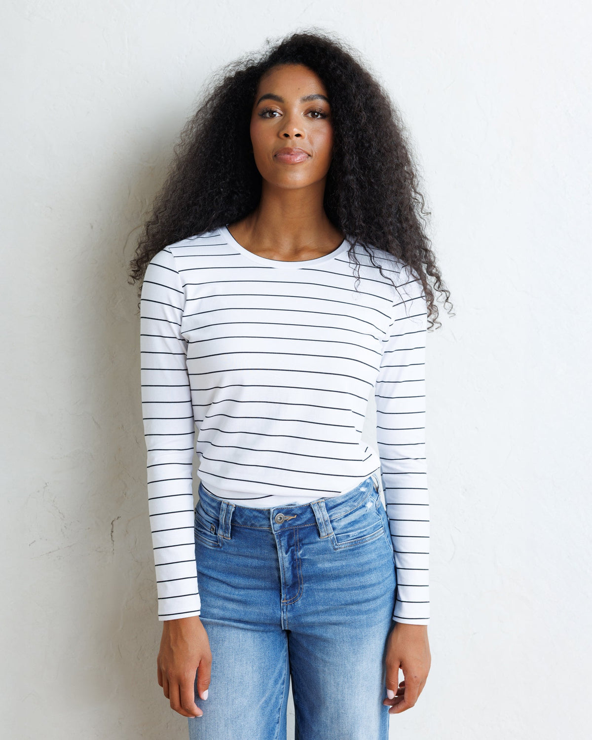 Downeast Essential Long Sleeve Tee in M view 3 - Essential Tee Long Sleeve (top)