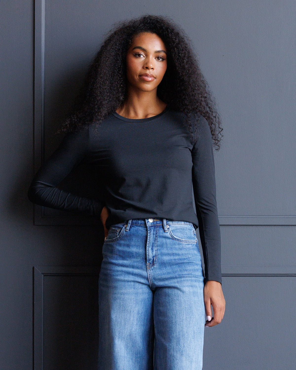 Downeast Essential Long Sleeve Tee in M view 9 - Essential 1977 Long Sleeve (top)