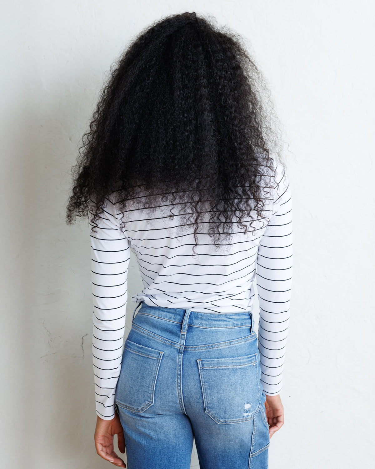 Downeast Essential Long Sleeve Tee in XL view 5 - Downeast Basic Tee (top)