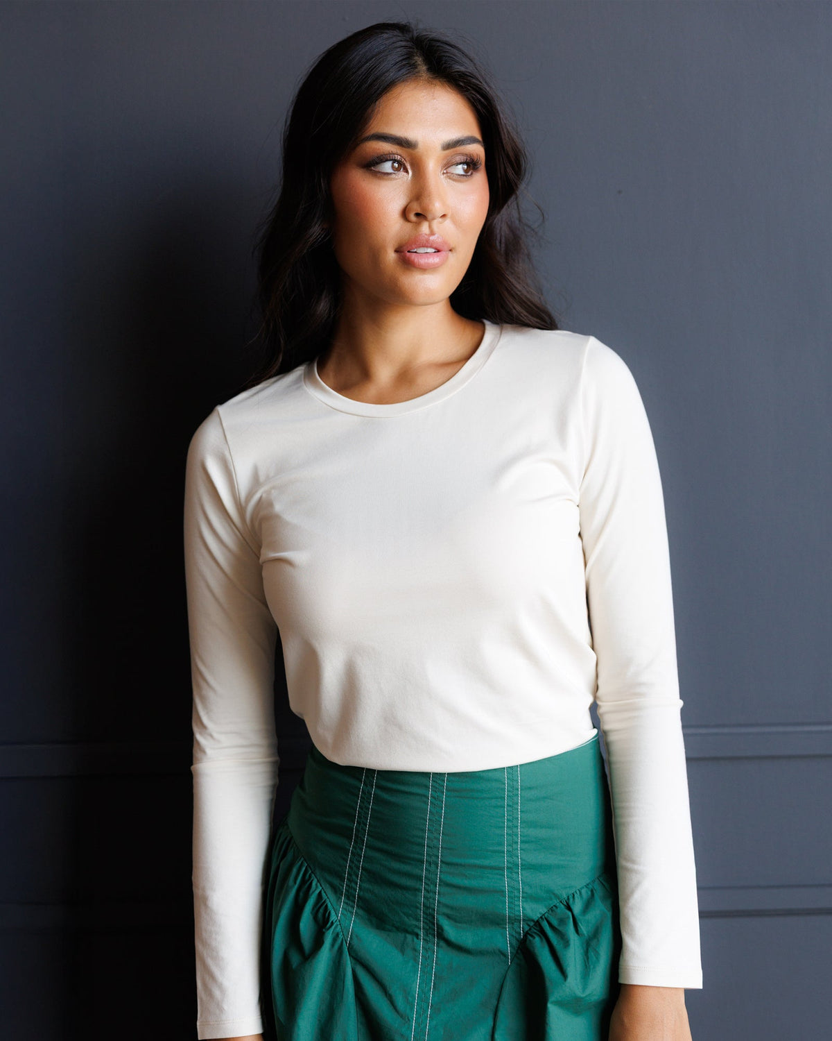 Downeast Essential Long Sleeve Tee in XL view 5 - Tee 1 (top)