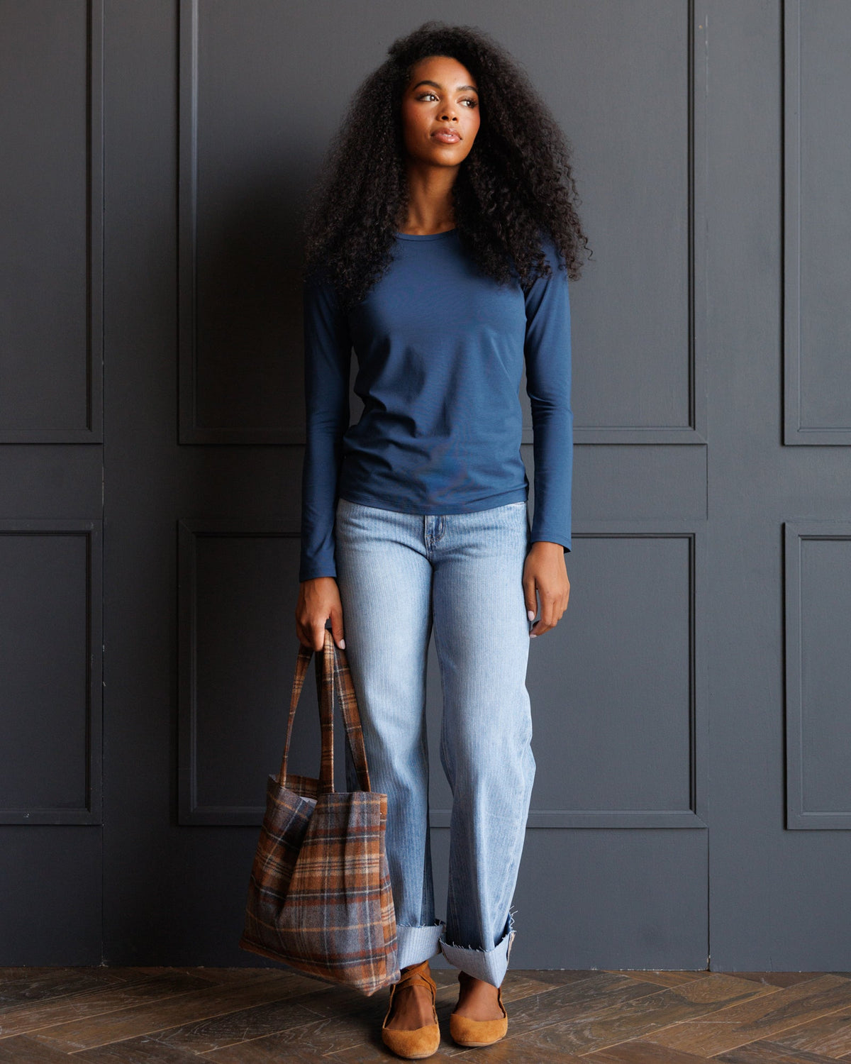 Downeast Essential Long Sleeve Tee in XXL view 12 - Essential 1977 Long Sleeve (top)