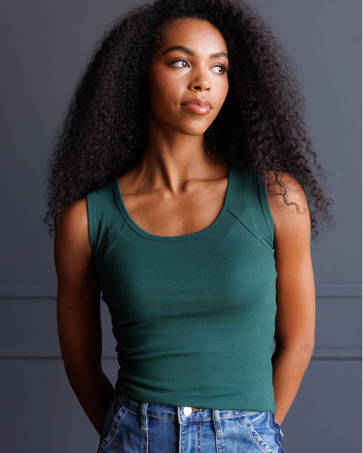 Downeast Everyday Tank in M view 3 - Everyday Tank Top