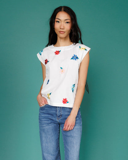 Downeast Flower Farm Top in XS