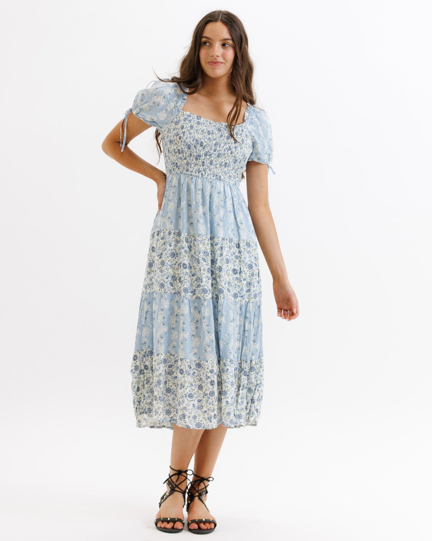Downeast Fresh Bouquet Dress in S - Fresh Flowers Dress
