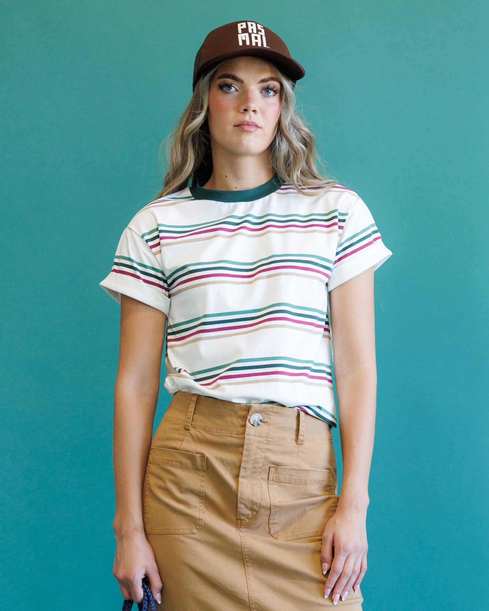 Downeast Fundamental Tee in L view 4 - Downeast Essential Tee (top)