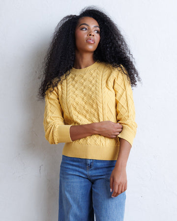 Downeast Glow on Sweater in S view 2 - Glow Sweater (top)