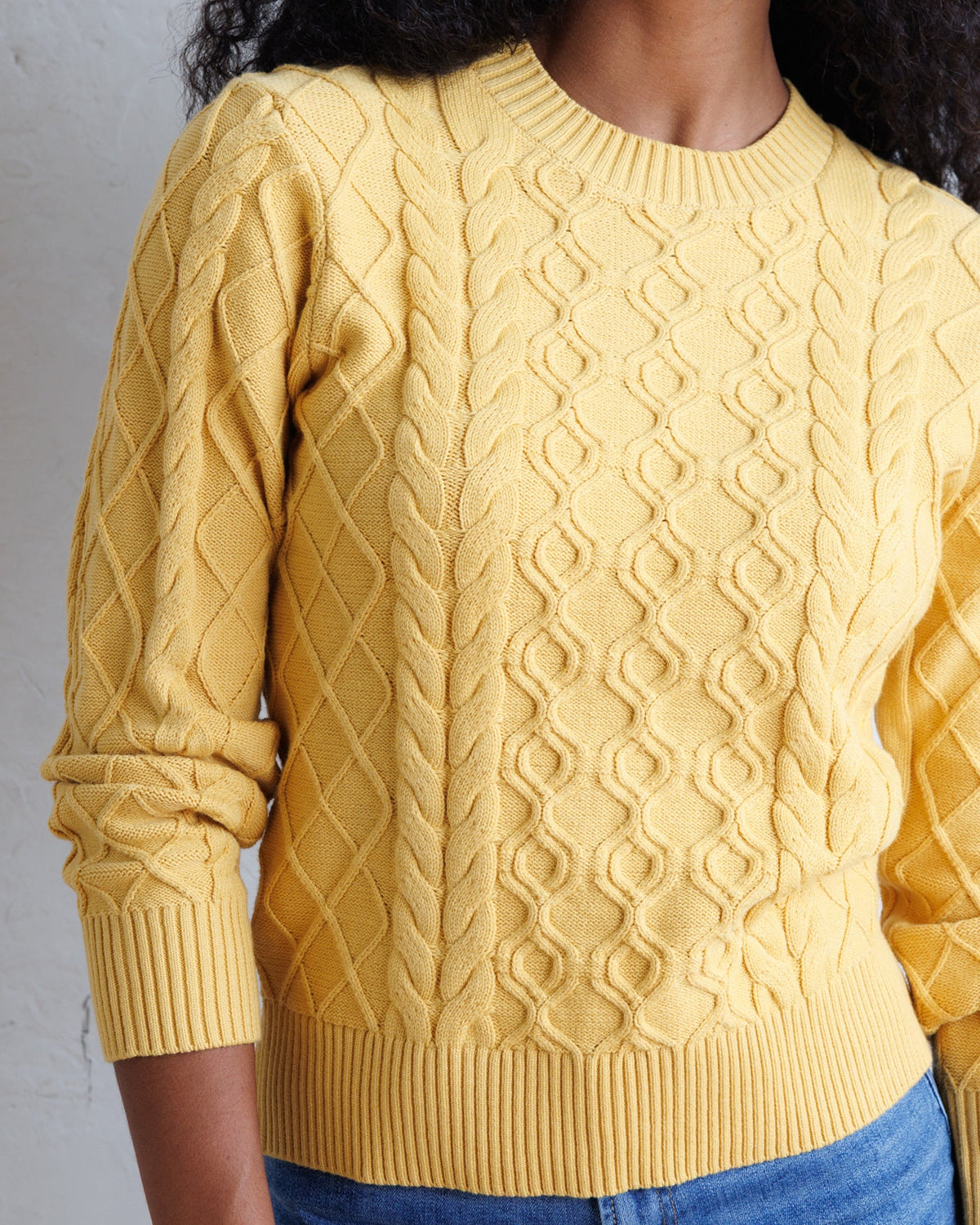 Downeast Glow on Sweater in XL view 5 - Glow Sweater Pattern (top)