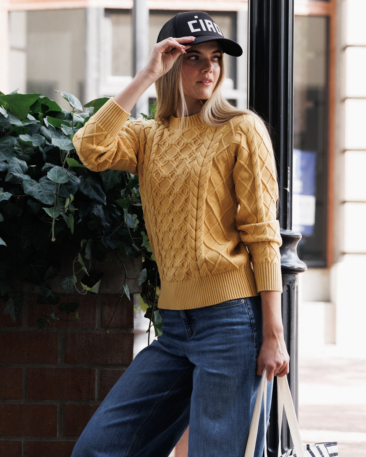 Downeast Glow on Sweater in XS - Glow Sweater Pattern (top)