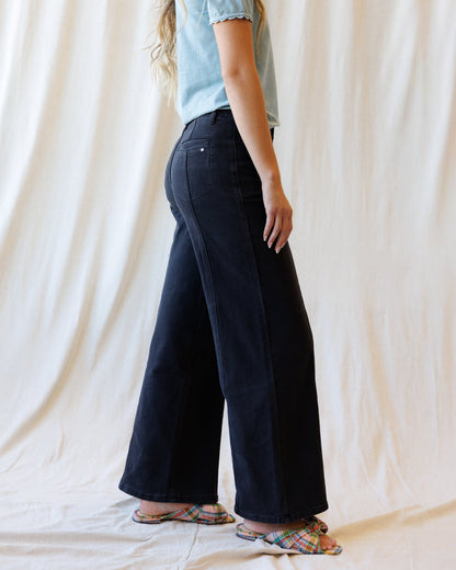 Downeast High Rise Seamed Trouser Jeans in 27 view 3 - High-Waisted - High Rise Trousers (bottom)