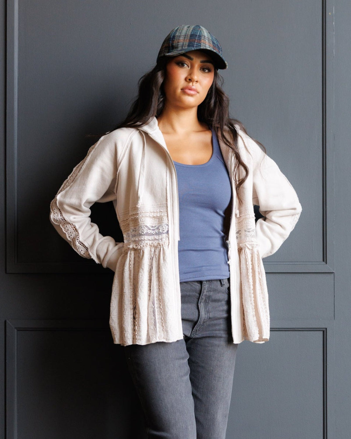 Downeast Hometown Hoodie Top in M view 3 - Top Hoodie