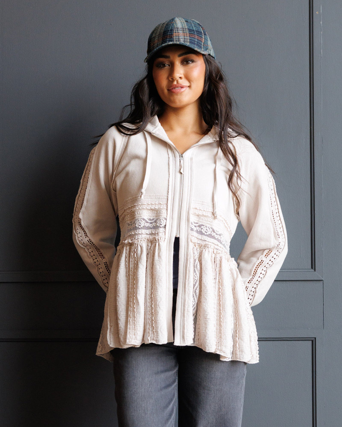 Downeast Hometown Hoodie Top in XS - Top Hoodie