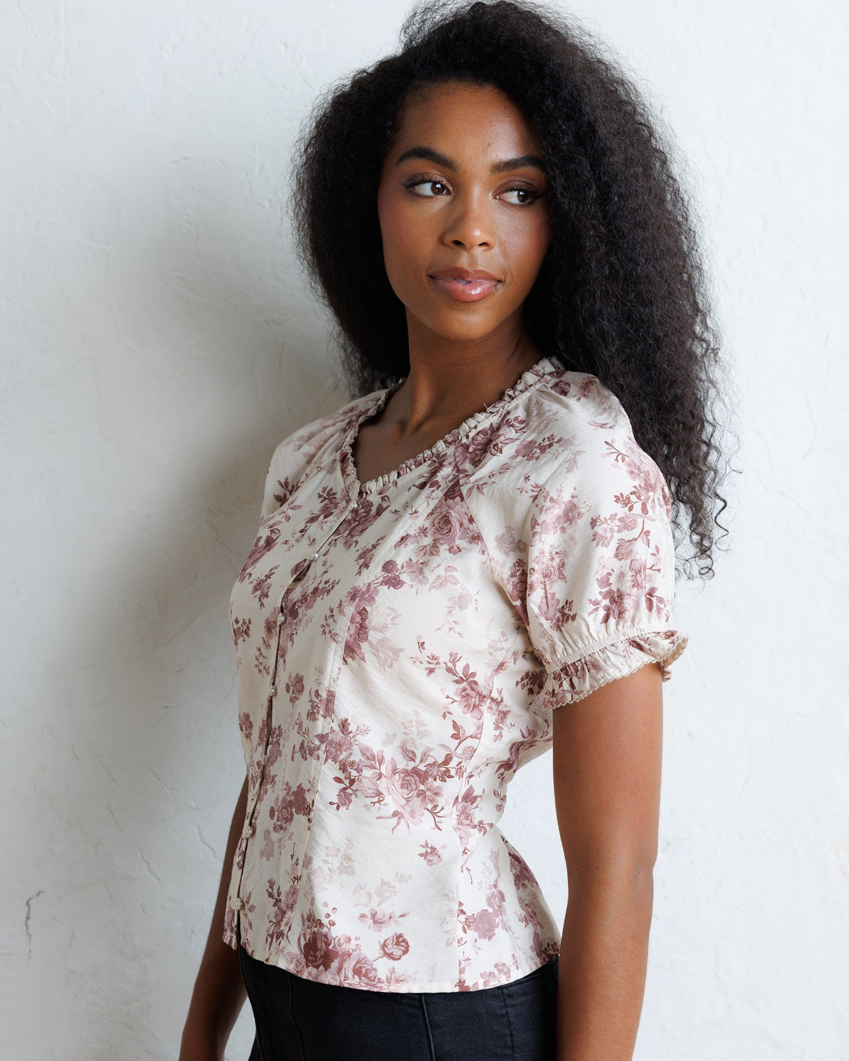 Downeast LA Vie En Rose Top in S view 2 - La Vie Rose Top