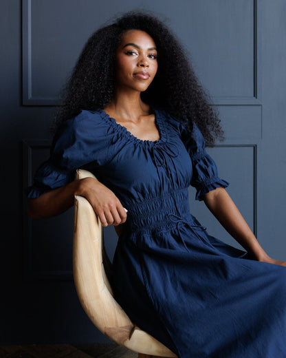 Downeast Long Way Home Dress, Blue Nights in L view 4 - Long Way Dresser