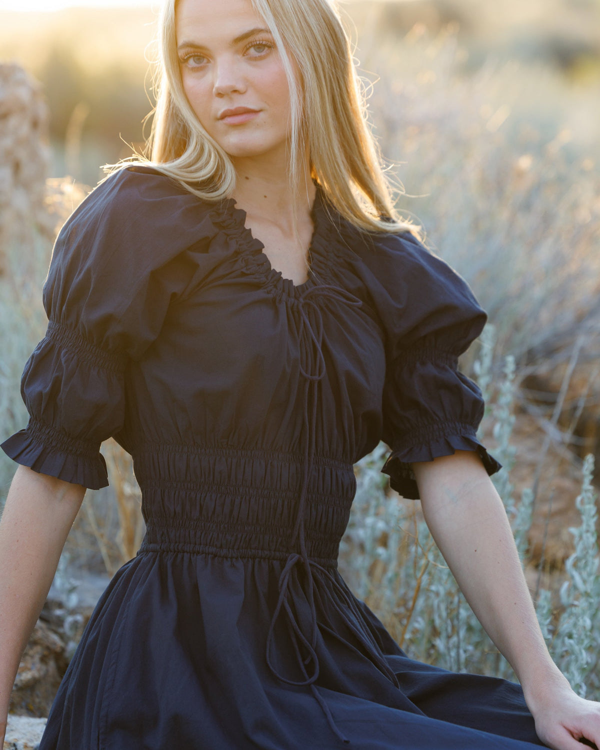 Downeast Long Way Home Dress, Blue Nights in XS - Long Way Dresser