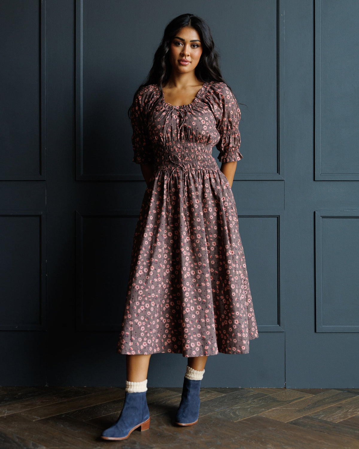 Downeast Long Way Home Dress in M view 3 - Downeast Maxi Dress